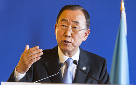 Tổng thư ký Liên Hợp Quốc Ban Ki-moon.